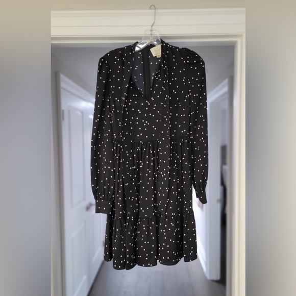 Kate Spade New York Polka Dot Print knee-length dress. Like new condition. - Picture 4 of 6